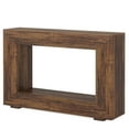 thumbnail image 1 of Barara King Console Table, Entryway Table, Console Sofa Table, Display Shelf,Farmhouse Console Table, 47" Wood Entryway Sofa Table with Storage,Rustic Brown, 1 of 6