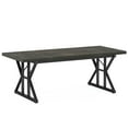 thumbnail image 1 of Barara King Dining Table, Kitchen Dining Table,Wood Dining Table, Farmhouse 70.8" Kitchen Table for 6 People,Black Oak, 1 of 8