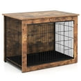 thumbnail image 1 of Barara King Dog House,Pet House,Dog Crate Furniture with Cushion and Double Doors for Small/Medium Dogs-33 Inches, 1 of 11
