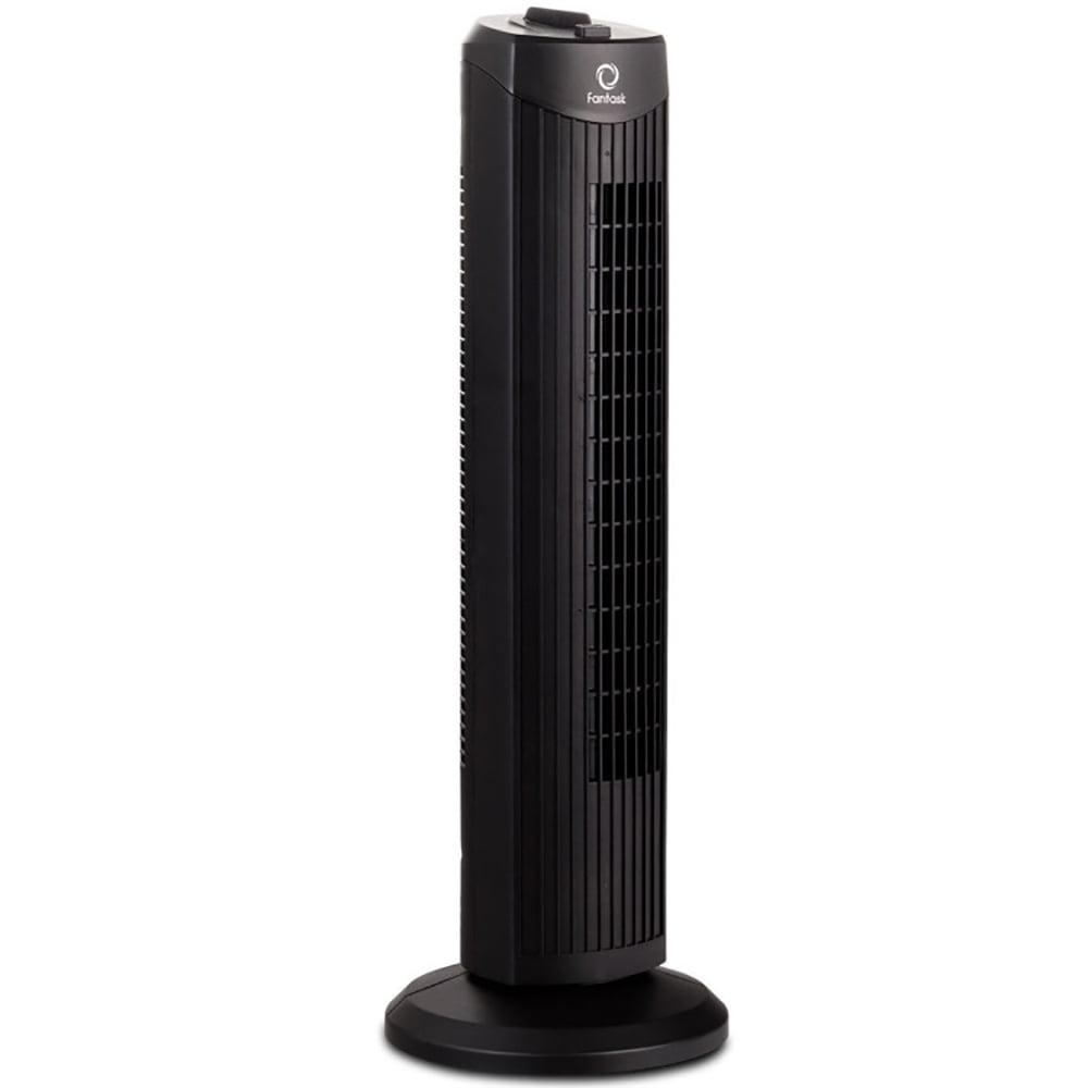 Barara King Fans,Blow Cold Air, Fantask 35W 28 Inch Quiet Bladeless Oscillating Tower FanBlack