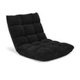 thumbnail image 1 of Barara King Floor Gaming Chair, Recliner,Meditation Floor Chair,Adjustable 14-Position Floor Chair Folding Lazy Gaming Sofa Chair-Black, 1 of 10