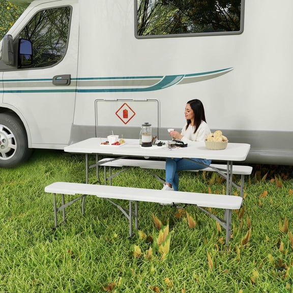 Barara King Adjustable Outdoor Table, Camping Table
