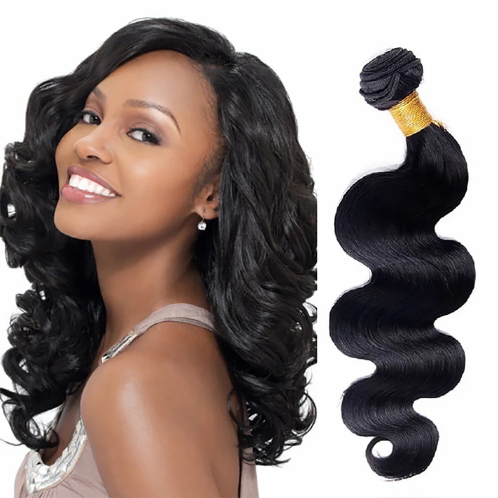 Barara King Human Hair, Hairpiece, Wig,Hot selling Unprocessed Virgin Hair Body Wave Natural Black Color 100 Human Hair Bundle 8 in to 30 In