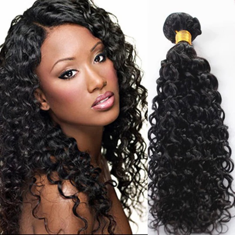 Barara King Human Hair, Hairpiece, Wig,Hot selling Unprocessed Virgin Hair Curly Natural Black Color 100 Human Hair Bundle 8 in to 30 In