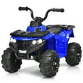 thumbnail image 1 of Barara King Kids 6V ATV, LED Lights, Music, Foot Pedal, Blue, 1 of 7