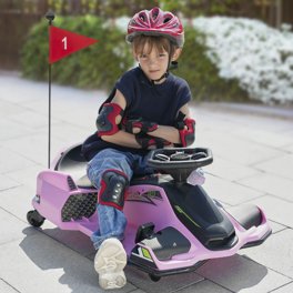 Huffy Disney Lightning McQueen 6V Battery-Powered Ride-On, Kids ...