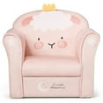 thumbnail image 1 of Barara King Kids Sofa, Armrest Chair Couch Lounge,Kids Lamb Sofa Children Armrest Couch, 1 of 11