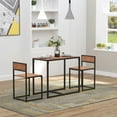 thumbnail image 1 of Barara King Kitchen Dining Table Sets,Kitchen Dining Chairs and Table,3-Piece Industrial Dining Table Set for 2, Kitchen Table and Chairs for Small Spaces, Rustic Brown, 1 of 1