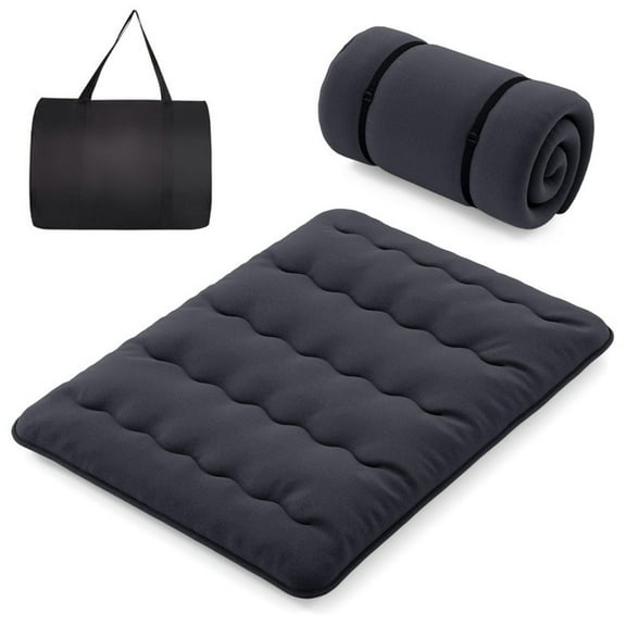 Barara King Mattress, Floor Mattress, Sleeping Pad,Futon Mattress with Washable Cover and Foldable Mat-Queen Size