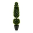 thumbnail image 1 of Barara King National Tree, Christmas Tree,Xmas Tree,4 Feet Artificial Boxwood Topiary Tree with Natural Vines and PE Leaves-Green, 1 of 4