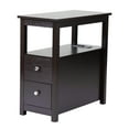 thumbnail image 1 of Barara King Nightstand,Bedside Tables, Night Stand,End Table,Transitional Nightstand with USB Charging Station, Wooden End Table Bedside Table, 2-Drawer Home&Kitchen Storage Cabinet - Espresso, 1 of 9
