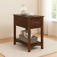 thumbnail image 1 of Barara King Nightstand,Coffee Side Table,Contemporary Chair Side End Table Compact Table with Drawer Nightstand-Natural, 1 of 8