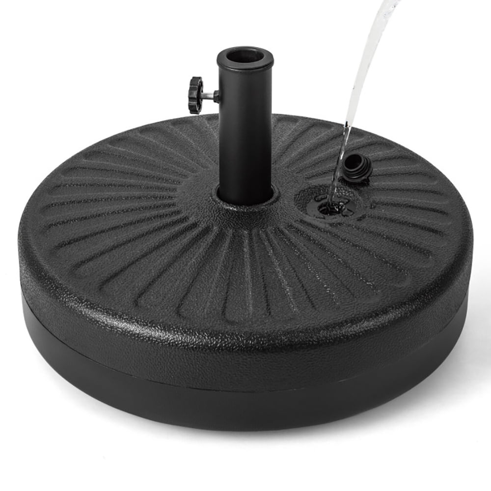 Barara King Patio Market Umbrella Base Stand, Umbrella Base,20 Inch Fillable Heavy-Duty Round Umbrella Base Stand