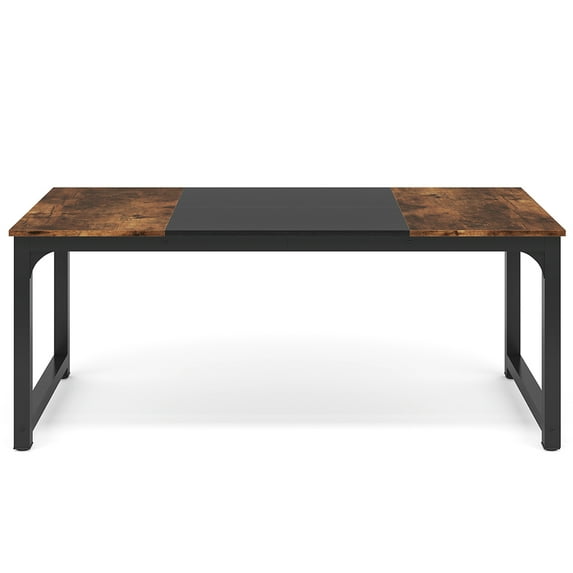 Barara King Simple Conference Table, Rectangular Meeting Table Computer Desk