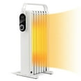 thumbnail image 1 of Barara King Small Portable Room Heaters,Heater, Portable Heater,1500W Electric Space Heater Oil Filled Radiator Heater with Foldable Rack-White, 1 of 8