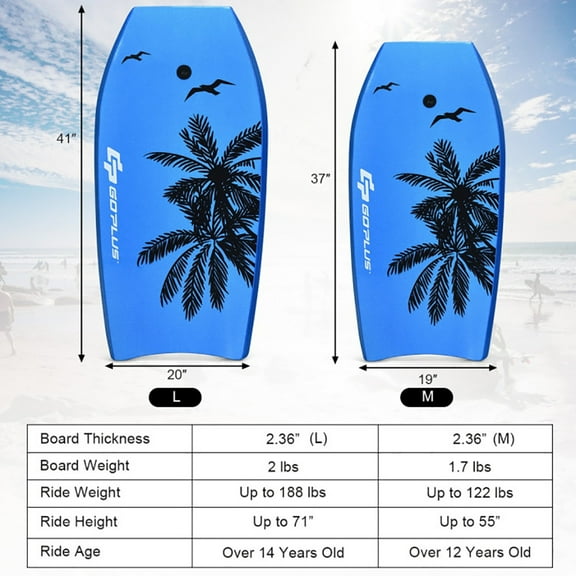 Barara King Surfboard,Stand Up Paddle Board, Super Lightweight Bodyboard Surfing with Leash EPS Core Boarding-L