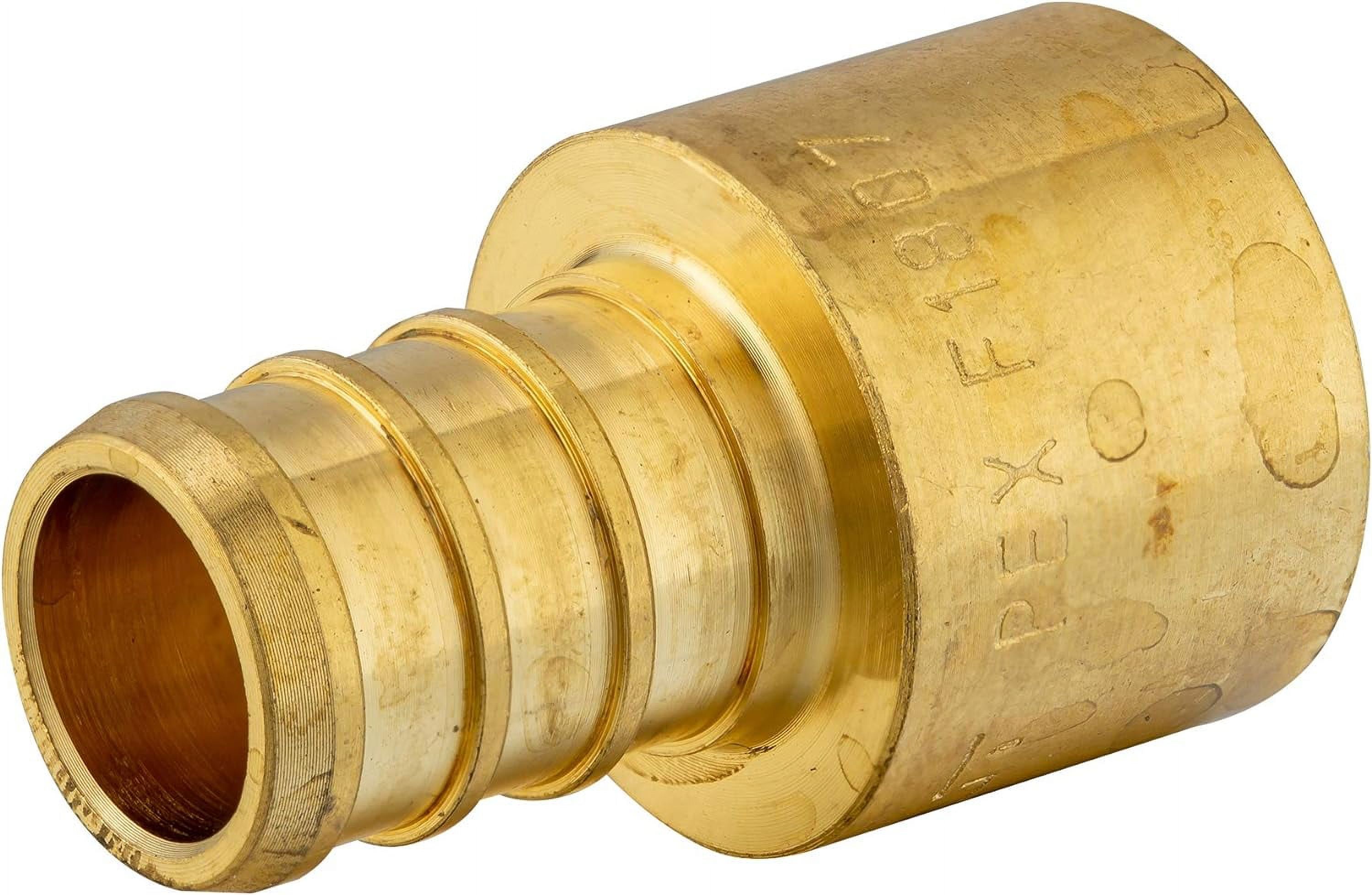 Barb Crimp Pex 1/2" X 1/2" Female Sweat Copper Adapter (Over Copper