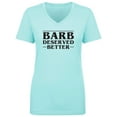 thumbnail image 1 of Barb Deserved Better Womens V-Neck T-Shirt, 1 of 3