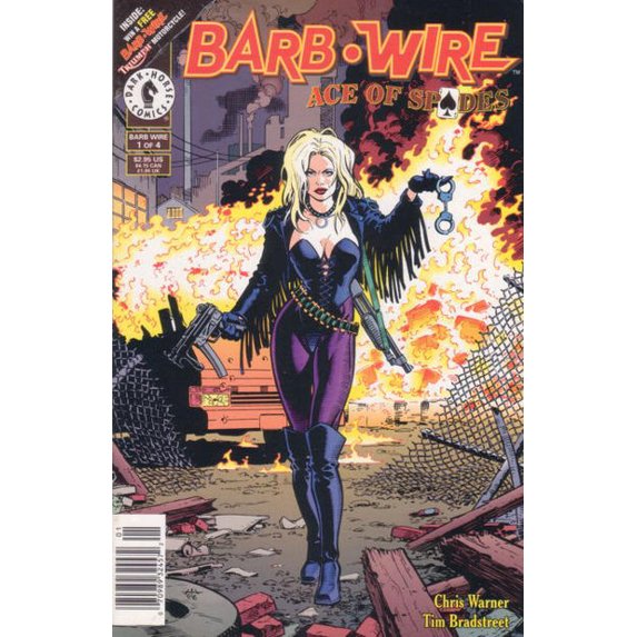 Barb Wire: Ace of Spades #1 (Newsstand) VF ; Dark Horse Comic Book