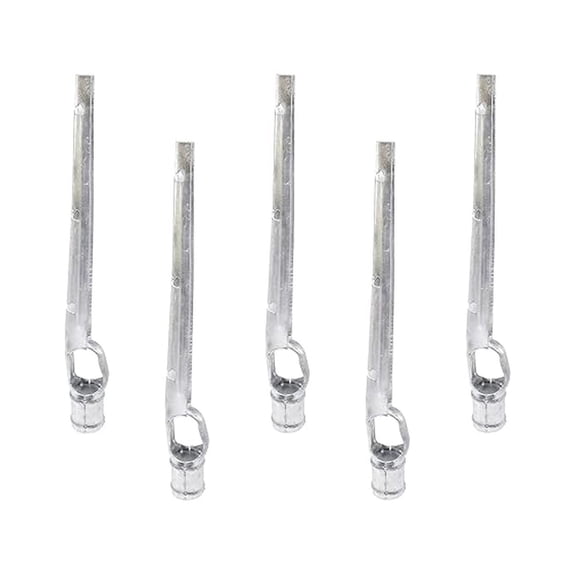 Barb Wire Fence Arms - 1 5/8" Vertical 3-Strand - Chain Link Fence Security - Pack of 5