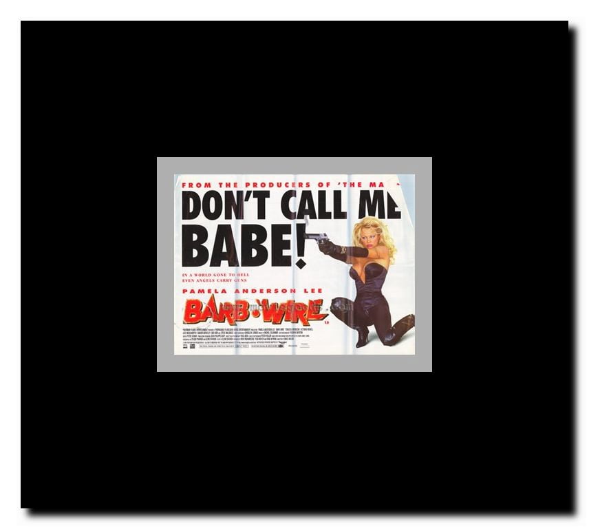 Barb Wire - style C Framed Movie Poster
