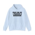 thumbnail image 1 of Barbadian Barbados Wedding Wife Husband Hoodie, Gifts, Hooded Sweatshirt, 1 of 4
