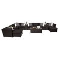 thumbnail image 1 of Barbados 14 Piece Outdoor Wicker Patio Furniture Set 14a in Black, 1 of 2