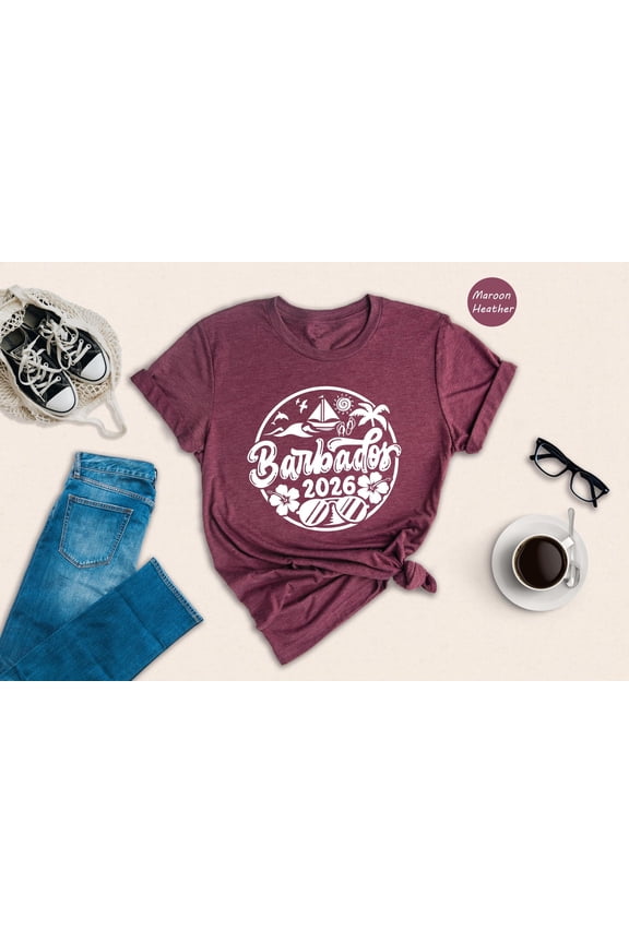 Barbados 2026 Shirt Barbados Lover TShirt Barbados Fan Barbados Beach Shirt Barbados Holid