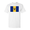 thumbnail image 1 of Barbados Country Flag Adult DT T-Shirt Tee, 1 of 2