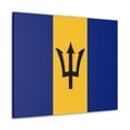 thumbnail image 1 of Barbados Country Flag Canvas Vibrant Wall Art Unframed Home Decor, 1 of 13