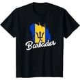 thumbnail image 1 of Barbados Flag T Shirt Bajan Proud Roots Love Heritage Cute T-Shirt, 1 of 3