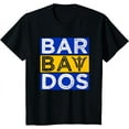 thumbnail image 1 of Barbados Flag With Barbados Trident Bajan Soca T-Shirt, 1 of 3