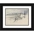 thumbnail image 1 of Barbara Bodichon 14x11 Black Ornate Wood Framed Double Matted Museum Art Print Titled: Sketchbook (1861), 1 of 5