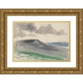 thumbnail image 1 of Barbara Bodichon 14x11 Gold Ornate Wood Frame and Double Matted Museum Art Print Titled - Sketchbook (1861), 1 of 4