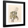 thumbnail image 1 of Barbara Elisabeth van Houten 11x14 Black Modern Framed Museum Art Print Titled - Blooming Chrysanthemum, in a Vase (1872 - 1950), 1 of 5