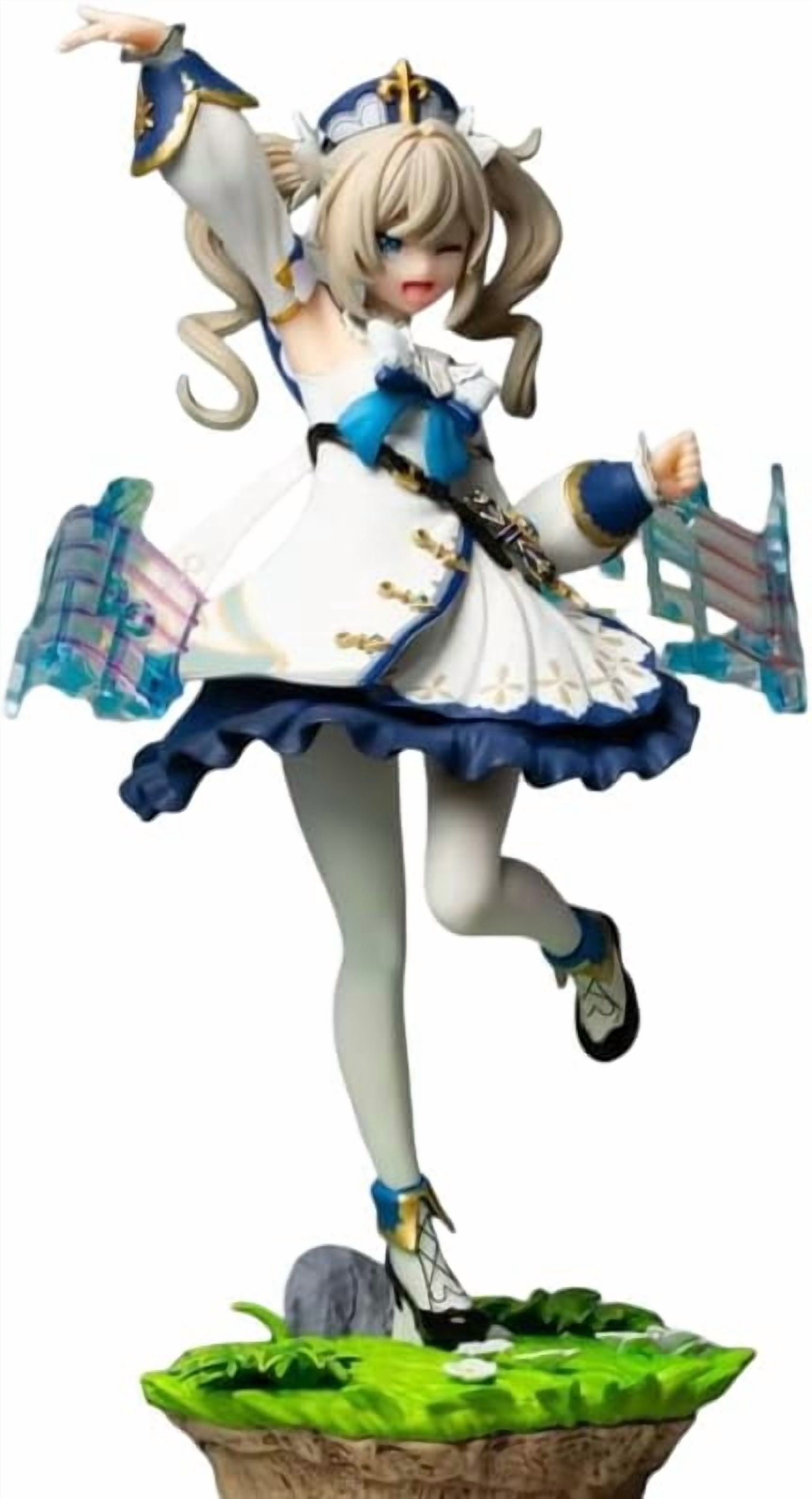 Barbara Figure Genshin Impact Happy Barbara Anime Figures 25cm/9.8inch PVC Character Action Model Figure Statue Decoration Ornament Gifts