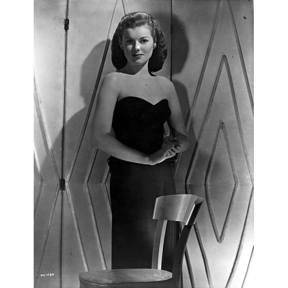 Barbara Hale on a Tube standing Portrait Photo Print (24 x 30)