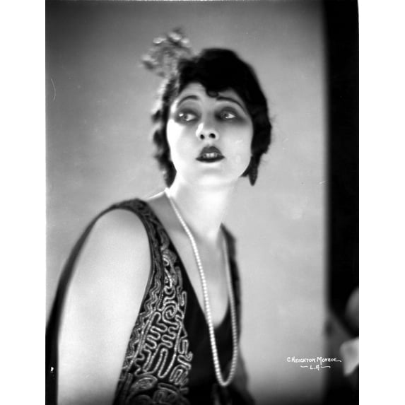 Barbara Lamarr on a Printed Top with Signature Photo Print (8 x 10)