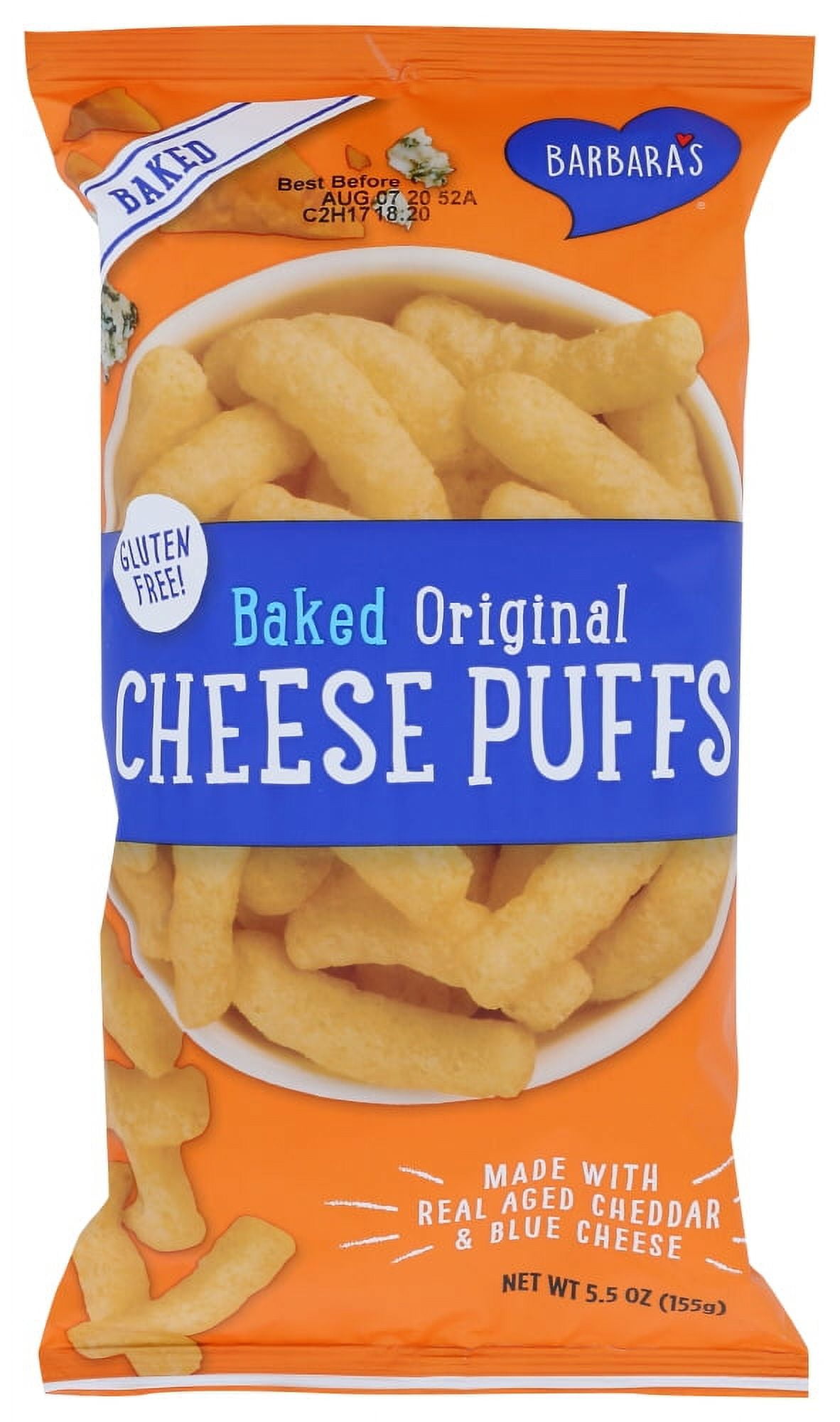 Barbara'S Bakery Baked Original Cheese Puffs, 5.5 Oz