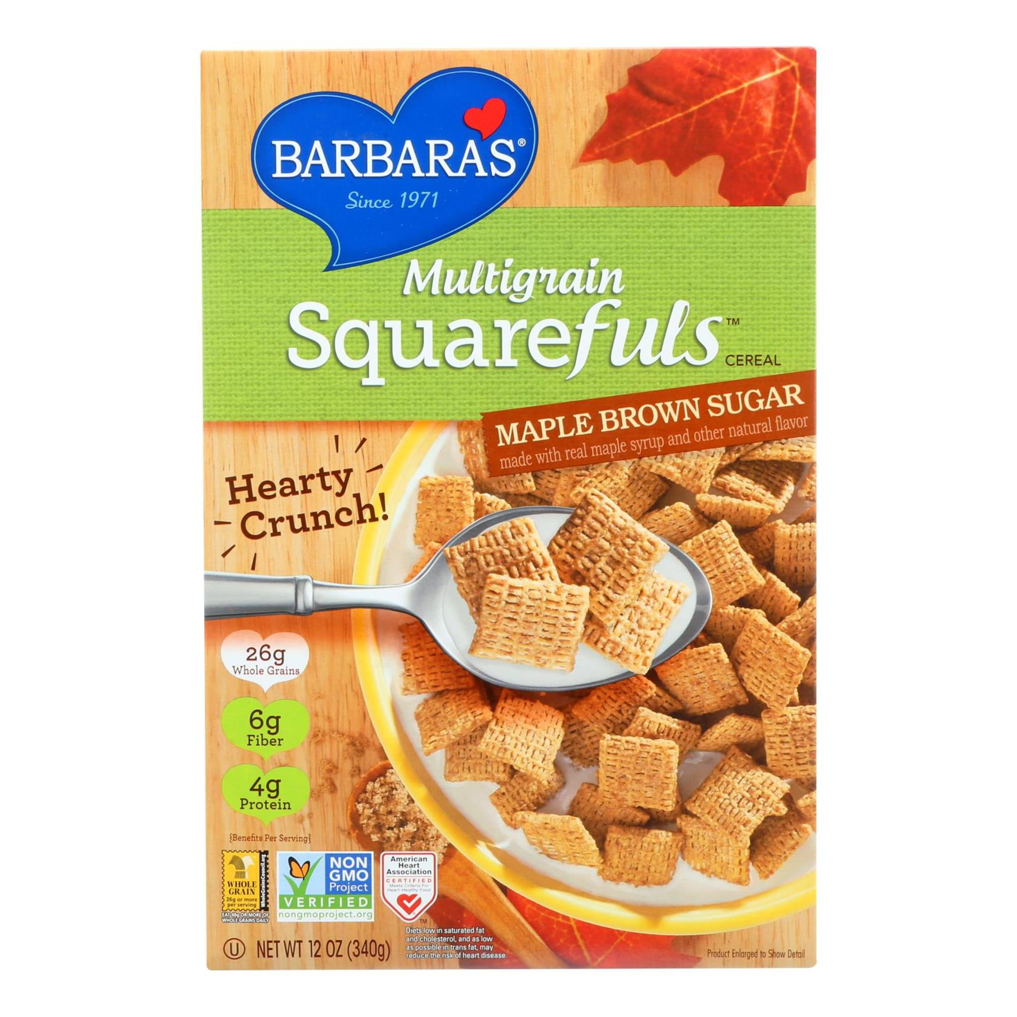 Barbara'S Multigrain Squarefuls Cereal, 12 Oz