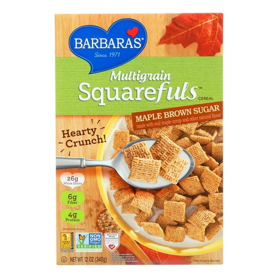 Barbara'S Multigrain Squarefuls Cereal, 12 Oz
