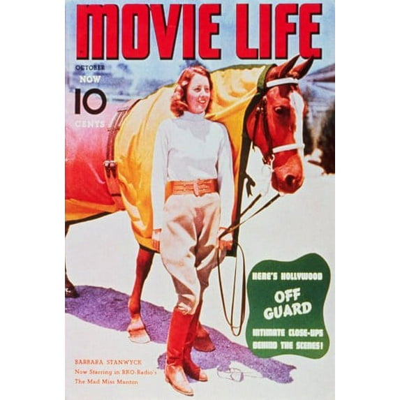 Barbara Stanwyck Movie Poster (11 x 17)
