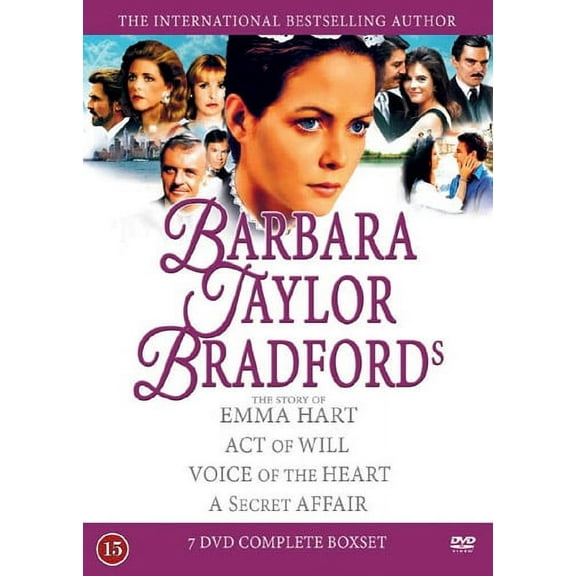 Barbara Taylor Bradford Collection - 7-DVD Box Set ( A Woman of Substance / Act of Will / Voice of the Heart / Hold the Dream / To Be the Best ) [ NON-USA FORMAT, PAL, Reg.0 Import - Denmark ]