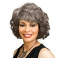 thumbnail image 1 of Barbara Wig Color 3T51 - Foxy Silver Wigs Curly Shag Wispy Bangs Synthetic Medium Length African American Women's Machine Wefted Lightweight Average Cap Bundle Hairloss Booklet, Comb, 1 of 3