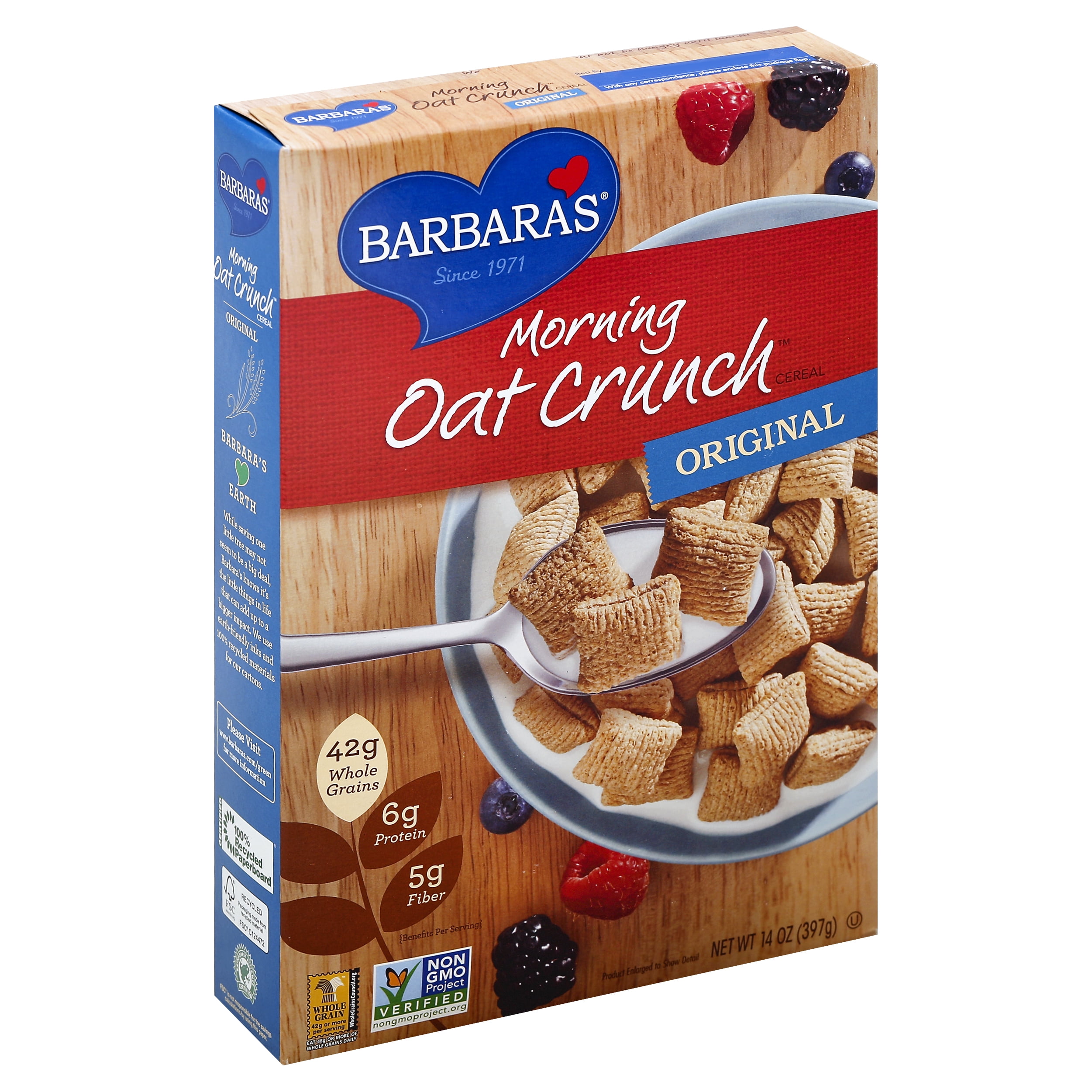 Barbara's Cereal Morning Oat Crunch Original 14 oz (Pack Of 4)