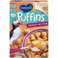 Barbara's Cereal Puffins Peanut Butter, 11 OZ (Pack of 6)