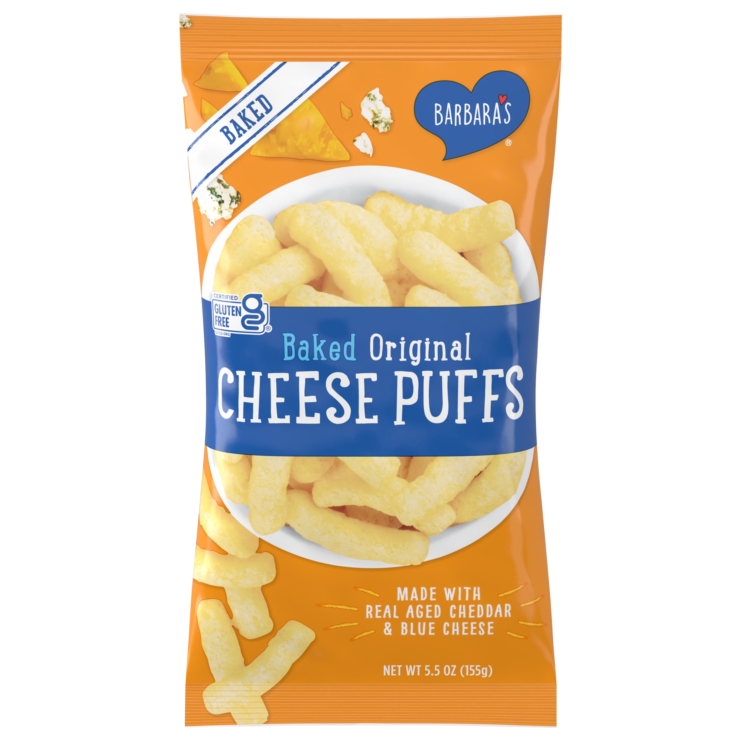Barbara's Cheese Puffs Baked 5.5 oz (Pack Of 12)
