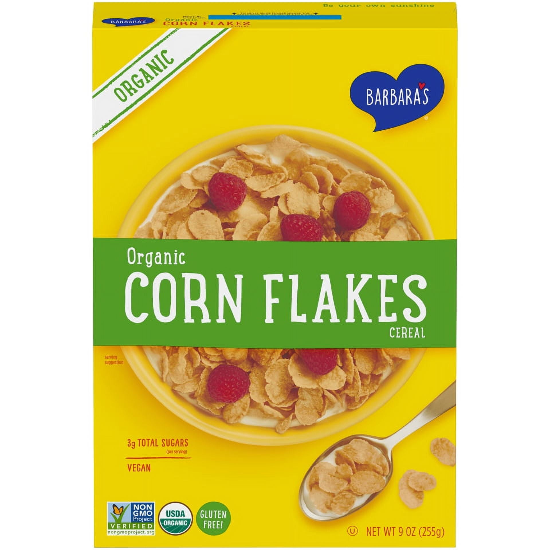 Organic Corn Flakes Cereal, 12 Ounce, Shipped to You