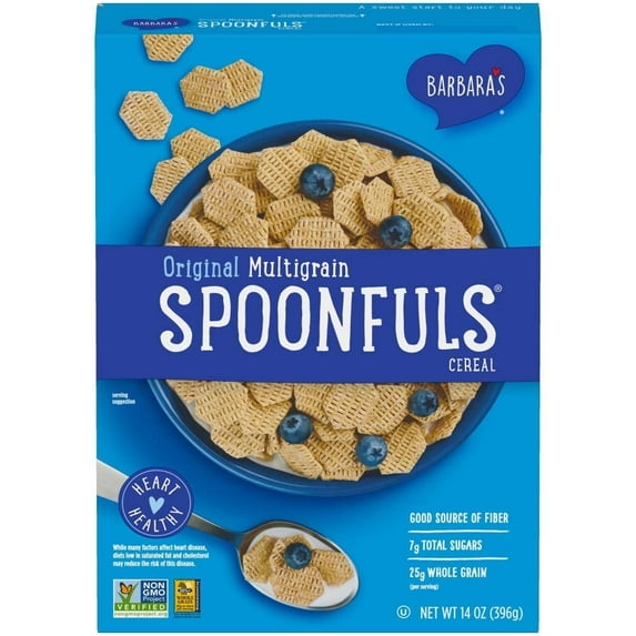 Barbara's Original Multigrain Spoonfuls Cereal 14 oz Pack of 4