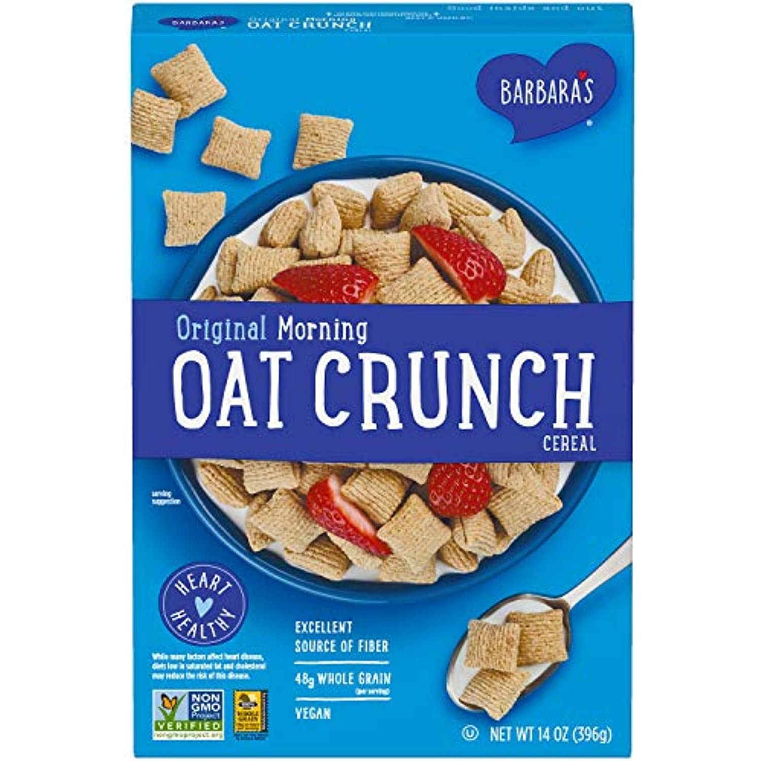 Barbaras, NonGmo Cereal, Morning Oat Crunch, 14 Oz (Packaging May Vary